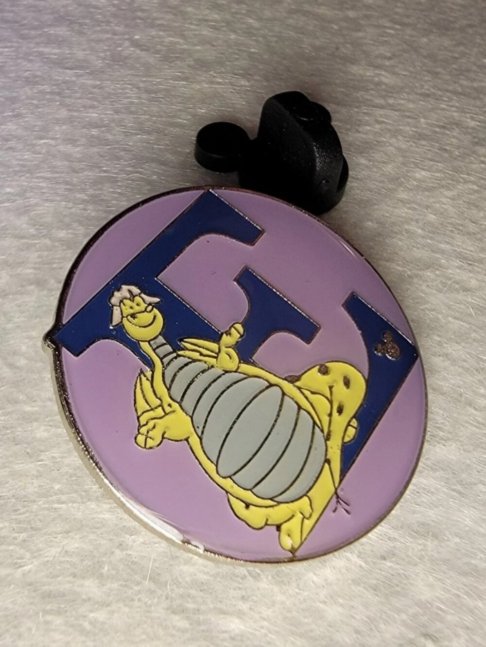 Elliott E Monogram Button Hidden Mickey Disney Pete’s Dragon Alphabet Trading Pi